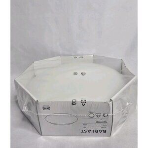 IKEA BARLAST bathroom LED Ceiling/wall lamp, white 10" 800 Lumen New